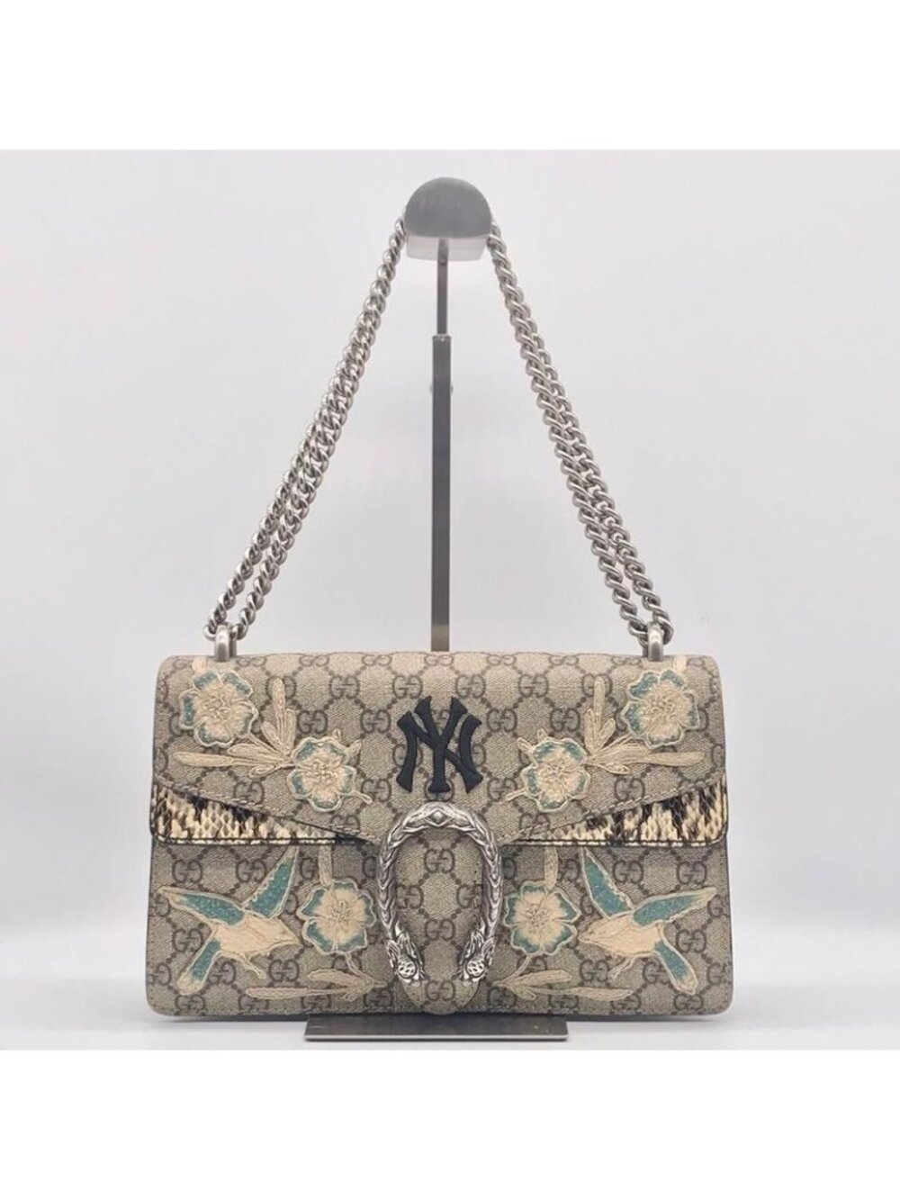 Gucci GG Supreme Dionysus Yankees Chain Shoulder Bag Price Negotiation Welcome
